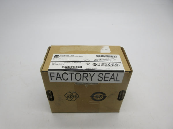 INDUSTRIAL SPARE PART 1769-PA2 SER. A 120/240VAC DATE: 2020 NSFS