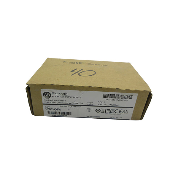 INDUSTRIAL SPARE PART 1762-OF4 SER. B F/W 2.1 DATE: 2021 NSFS