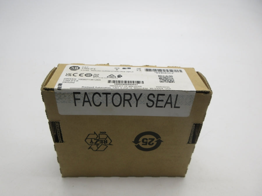 ALLEN BRADLEY 1769-IF4 SER. B F/W 3.2 DATE: 2025 NSFS