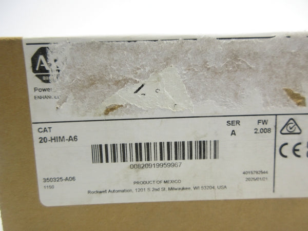 INDUSTRIAL SPARE PART 20-HIM-A6 SER. A F/W 2.008 DATE: 2025 NSFS