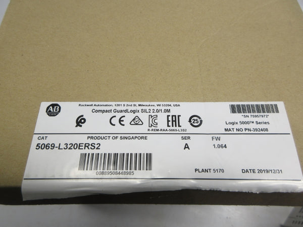 INDUSTRIAL SPARE PART 5069-L320ERS2 SER. A F/W 1.064 NSMP