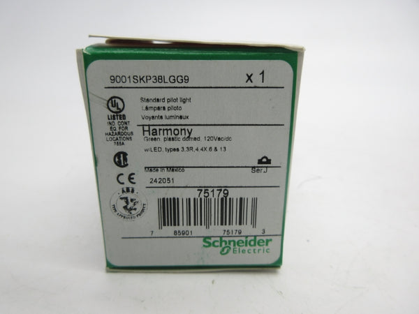 SCHNEIDER ELECTRIC 9001SKP38LGG9 SER. J 120VAC/DC NSMP
