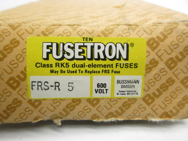 BUSSMANN FRS-R5 600V 5A (PKG OF 10) (BR/PK) NSMP