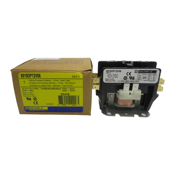 SQUARE D 8910DP12V06 SER. C 440/480V 20A NSMP