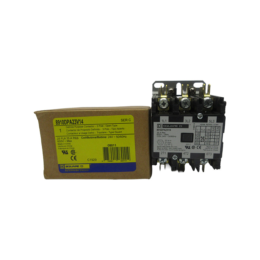 SQUARE D 8910DPA23V14 SER. C 24V 25A NSMP