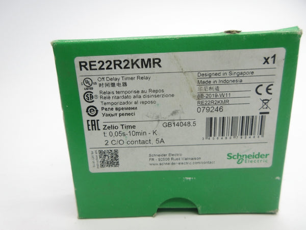 SCHNEIDER ELECTRIC RE22R2KMR 24-240VACC 0.05S-10M NSMP