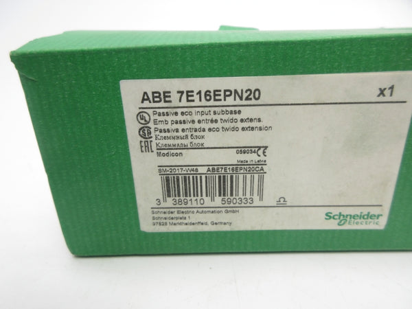 SCHNEIDER ELECTRIC ABE7E16EPN20 24VDC 0.05A NSMP
