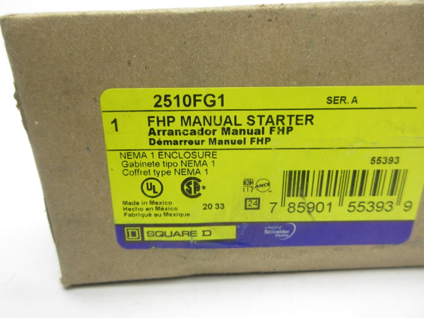 SQUARE D 2510FG1 SER. A (AS PICTURED) NSMP