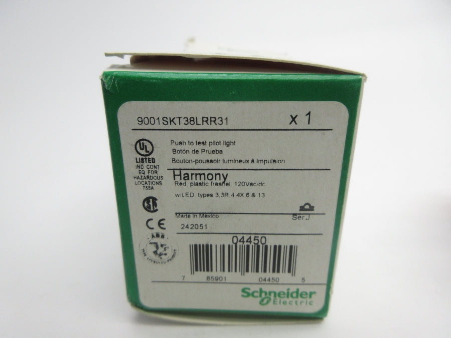 SCHNEIDER ELECTRIC 9001SKT38LRR31 SER. J 120VAC/DC NSMP
