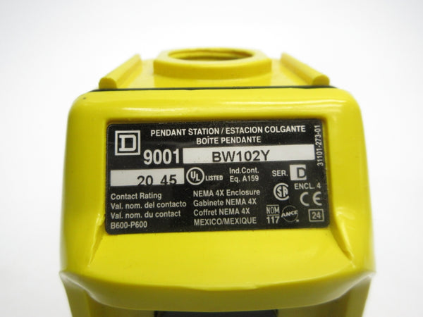 SQUARE D 9001BW102Y SER. D NSNP