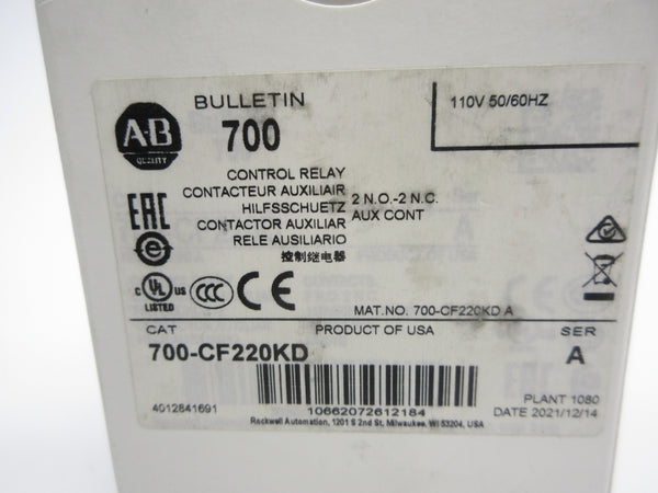 INDUSTRIAL SPARE PART 700-CF220KD SER. A 110V (WH) NSMP