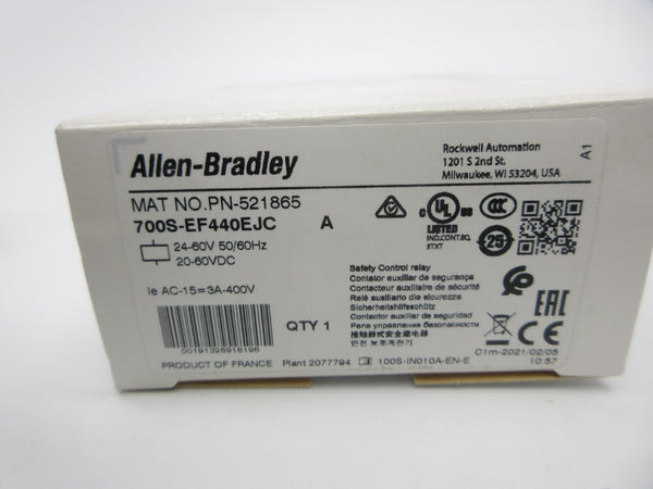 INDUSTRIAL SPARE PART 700S-EF440EJC SER. A 24-60V (WH) NSMP
