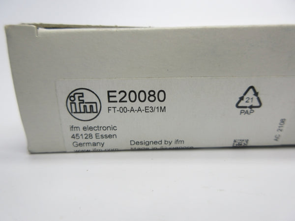 IFM EFECTOR E20080 FT-00-A-A-E3/1M NSMP