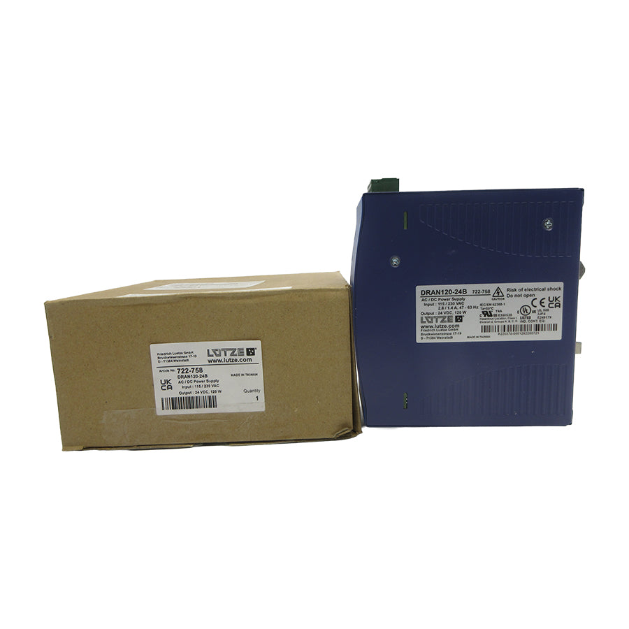 LUTZE DRAN120-24B 722-758 115/230VAC 2.8/1.4A NSMP