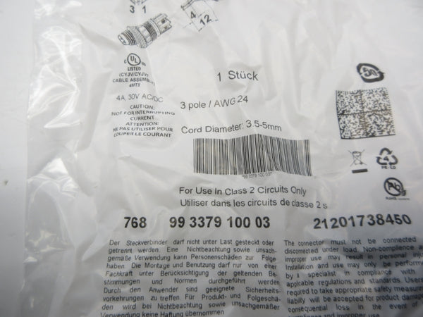 BINDER 99337910003 30VAC/DC 4A NSMP