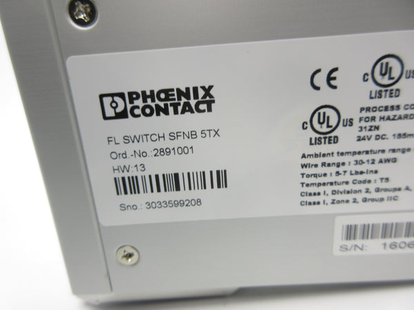 PHOENIX CONTACT FLSWITCHSFNB5TX 2891001 NSNP