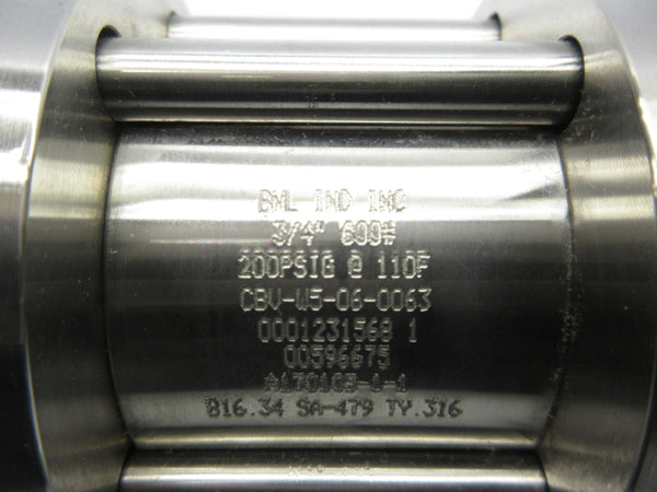 BML CBV-W5-06-0063 200PSI 3/4" NSNP