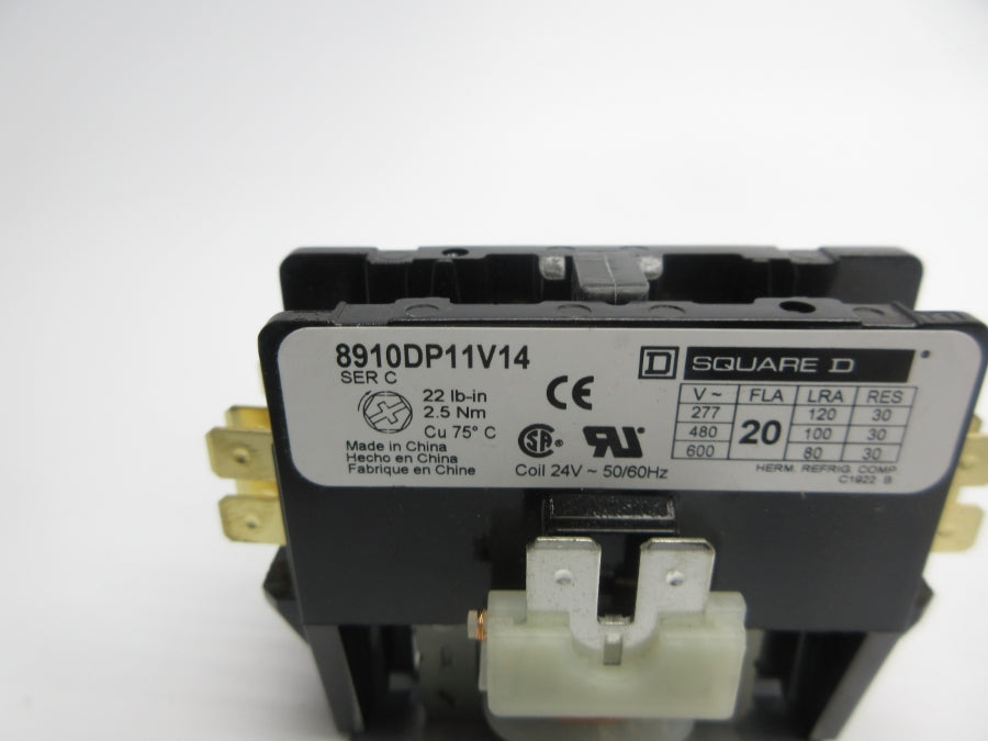 SQUARE D 8910DP11V14 SER. C 24V 20A NSNP