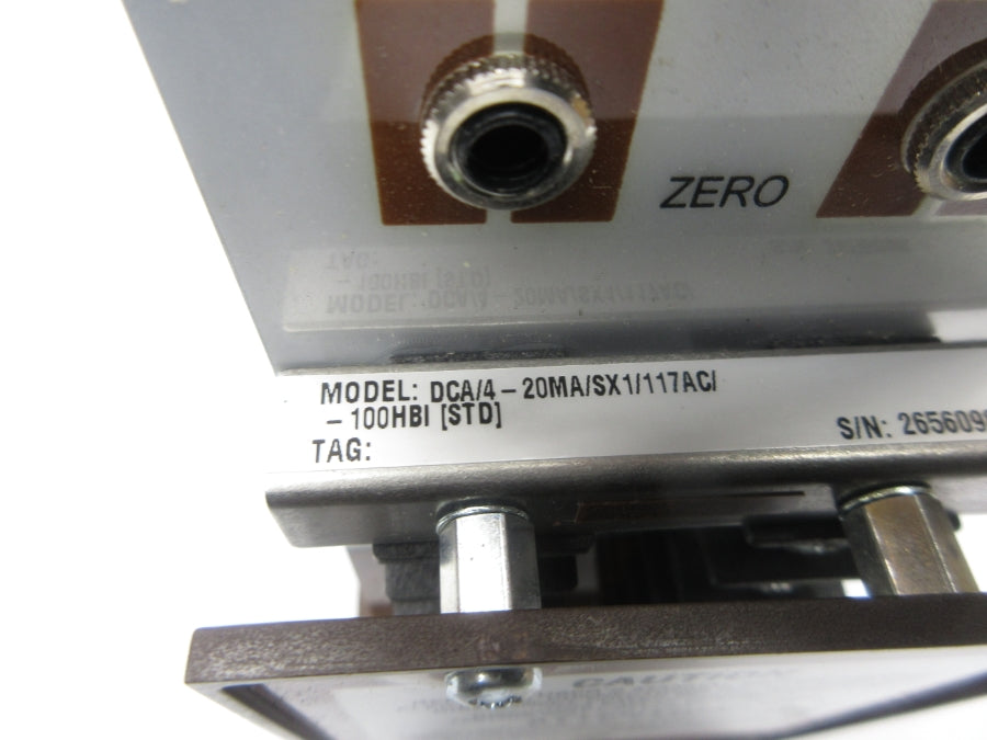 MOORE INDUSTRIES DCA/4-20MA/SX1/117AC/-100HBI[STD] NSNP