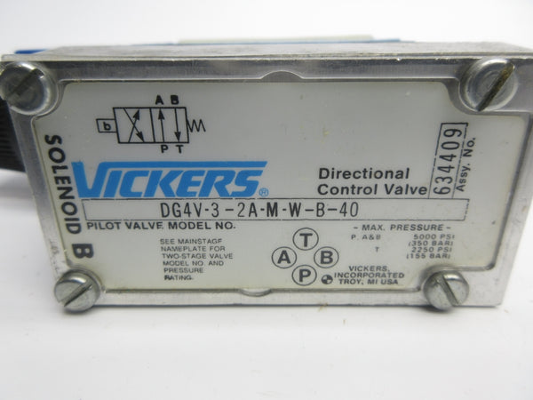 VICKERS DG4V-3-2A-M-W-B-40 634409 115/120VAC NSNP