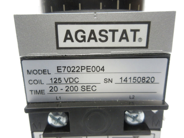 AGASTAT E7022PE004 125VDC 20-200S NSNP