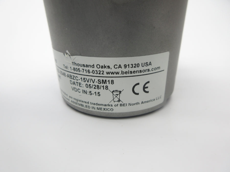 BEI XH25D-SS-2048-ABZC-15V/V-SM18 01002-7481 5-15VDC NSNP