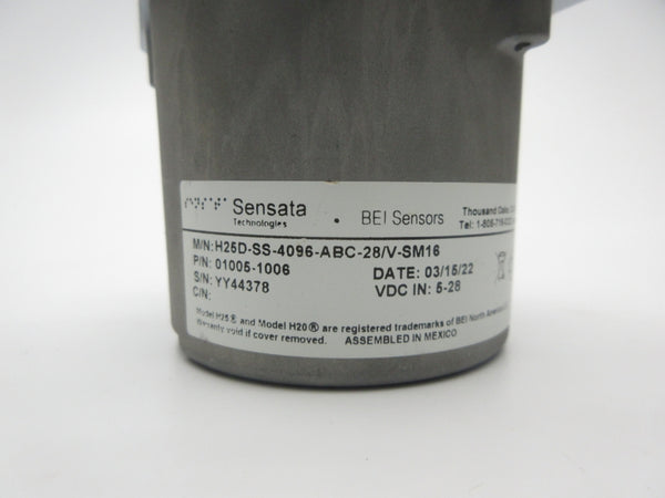SENSATA H25D-SS-4096-ABC-28/V-SM16 01005-1006 5-28VDC NSNP