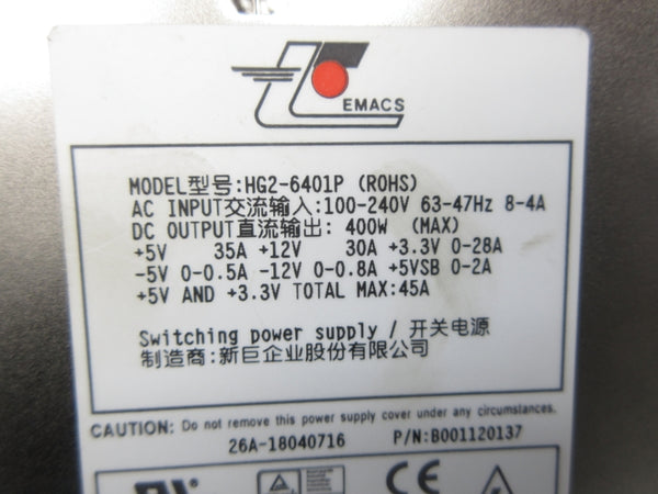 EMACS HG2-6401P 100-240V 8-4A NSNP