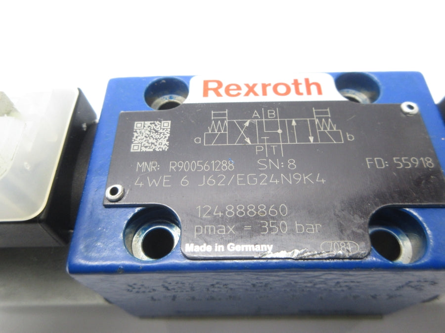 REXROTH R900561288 4WE6J62/EG24N9K4 24VDC NSNP
