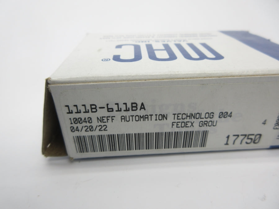 MAC 111B-611BA 24VDC 150PSI NSMP