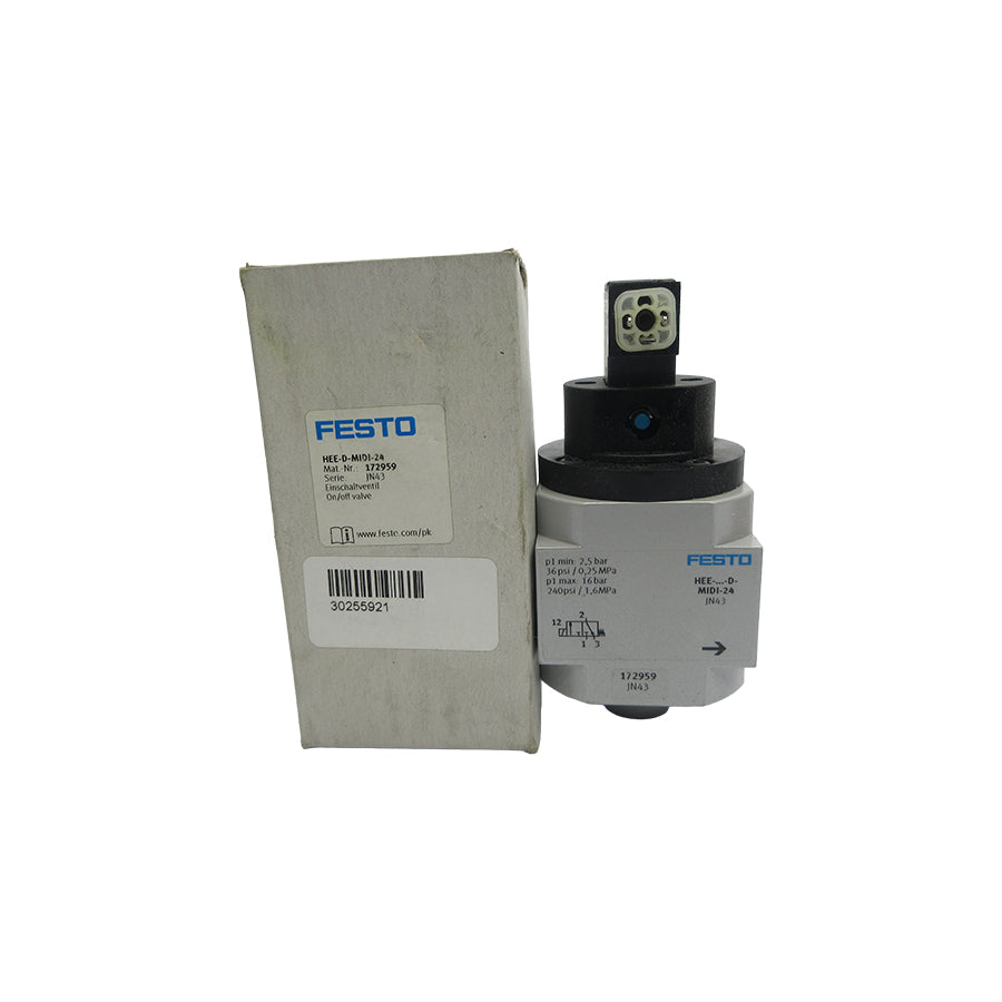 FESTO HEE-D-MIDI-24 172959 36/240PSI NSMP