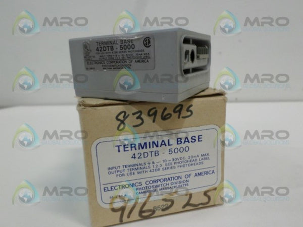 ECA PHOTOSWITCH 42DTB-5000 TERMINAL BASE NSMP