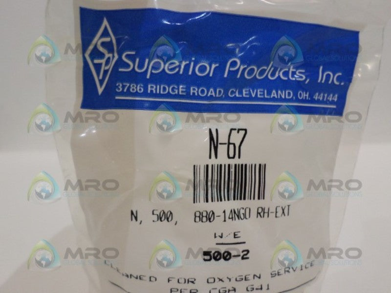 SUPERIOR PRODUCTS N-67 INLET NUT NSMP