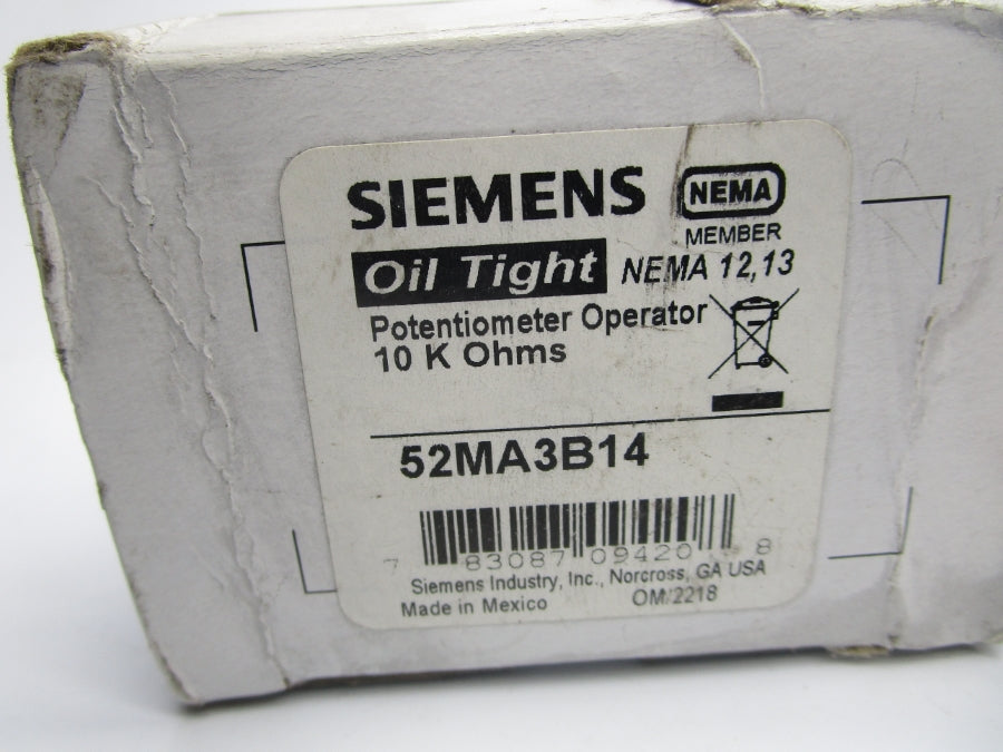 SIEMENS 52MA3B14 500VDC NSMP