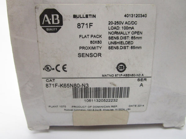 INDUSTRIAL SPARE PART 871F-K65N80-N3 SER. A 20-250VAC/DC (WH) NSMP