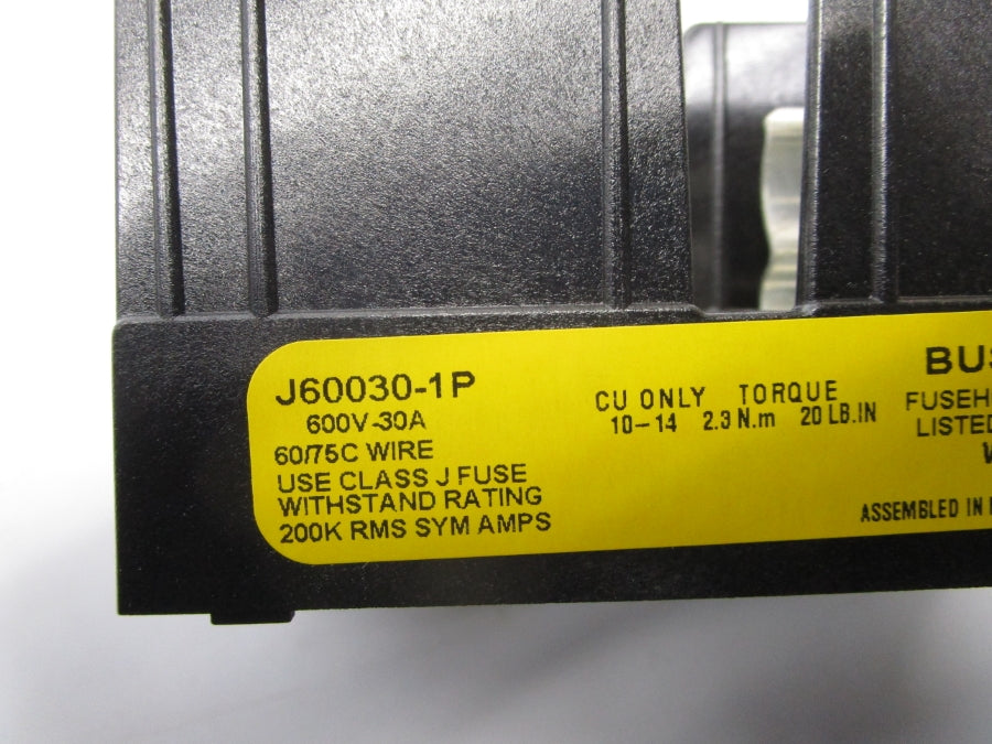 BUSSMANN J60030-1P 600V 30A NSNP