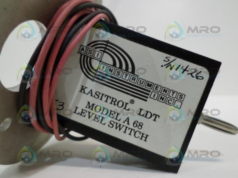 ASI INSTRUMENTS A68 LEVEL SWITCH (AS PICTURED) UNMP