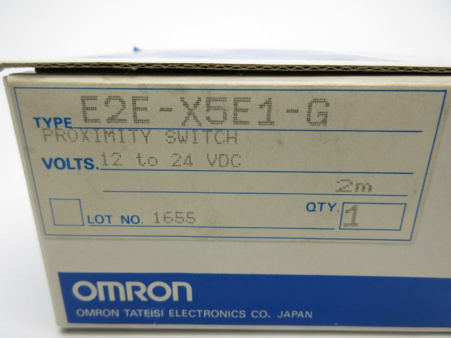 OMRON E2E-X5E1-G 12-24VDC 2M NSMP