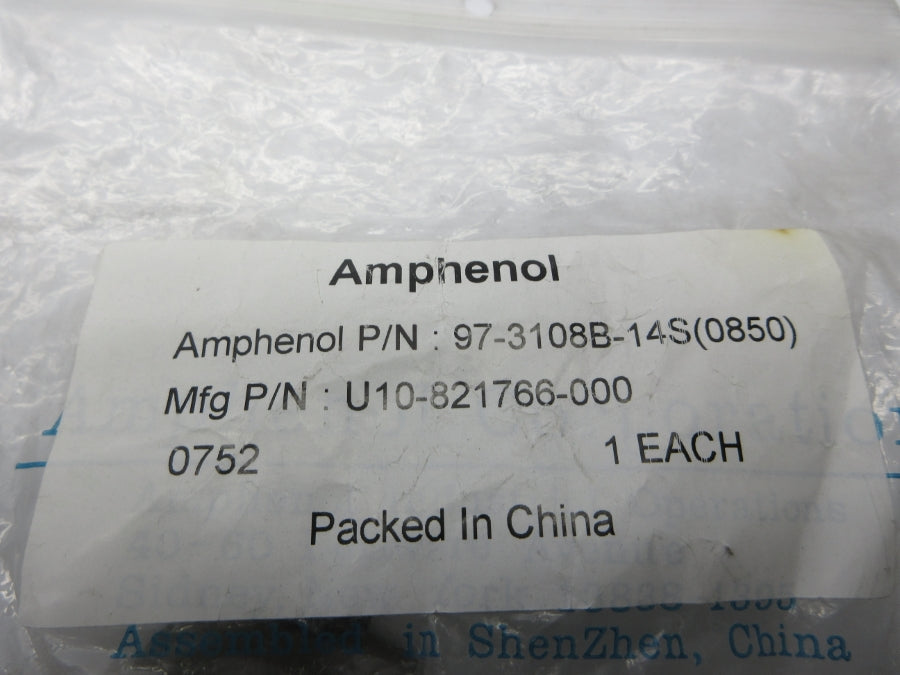 AMPHENOL 97-3108B-14S(0850) U10-821766-000 NSMP