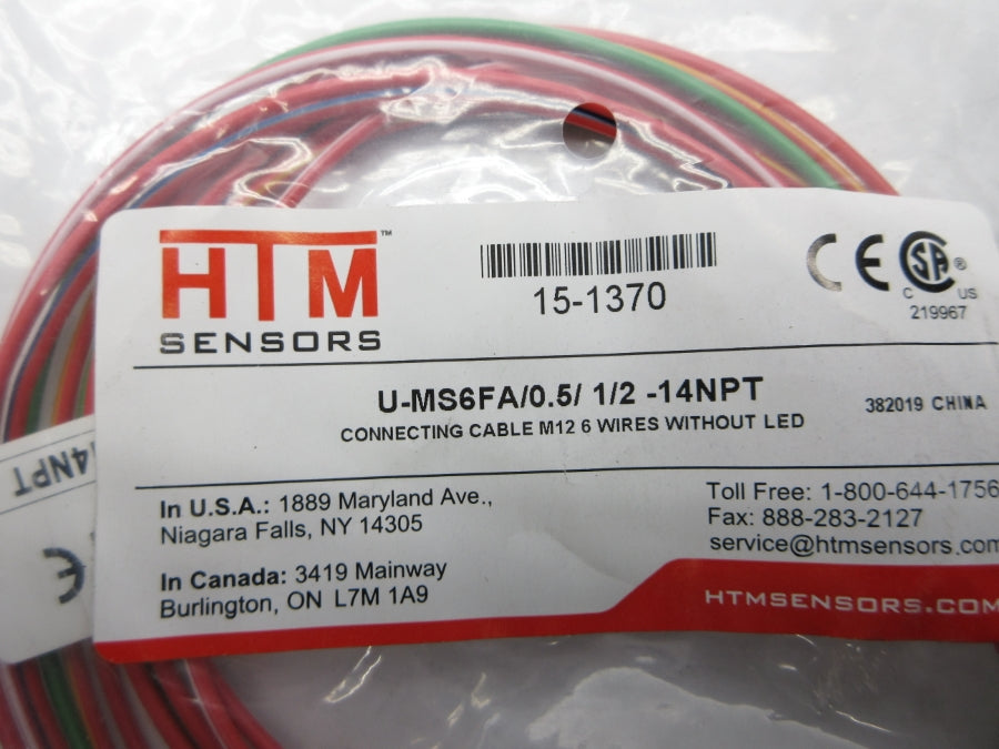 HTM SENSORS U-MS6FA/0.5/1/2-14NPT NSMP