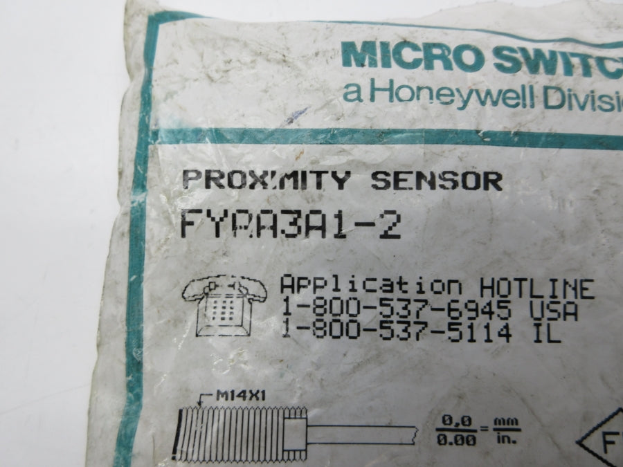 MICRO SWITCH FYAA3A1-2 8.5-20VDC NSMP