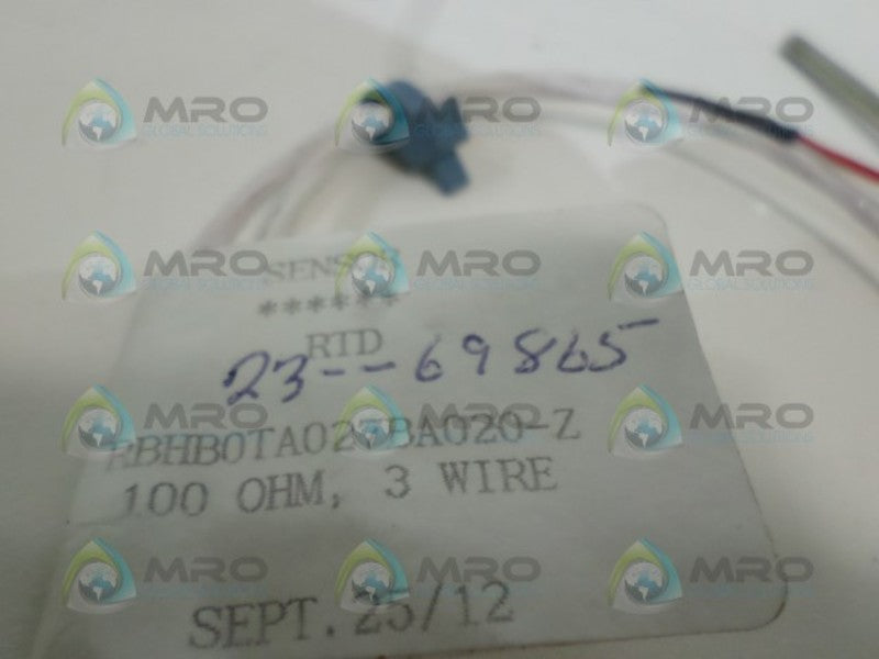 ZESTA ENGINEERING RBHB0TA027B020-Z SENSOR NSNP