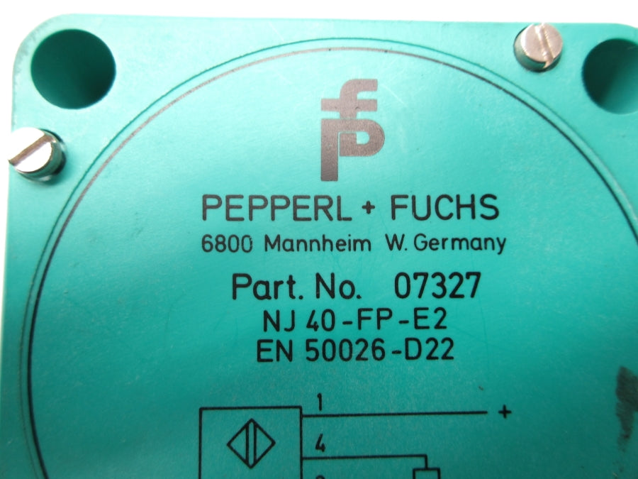 PEPPERL+FUCHS NJ40-FP-E2EN50026-D22 07327 10-30V UNMP