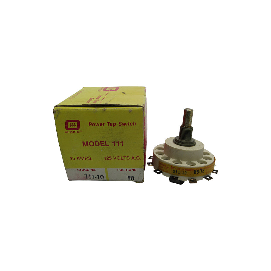OHMITE 111-10 125VAC 15A NSMP
