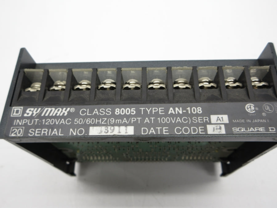 SQUARE D 8005AN-108 SER. A1 120VAC UNMP