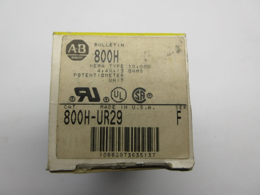 INDUSTRIAL SPARE PART 800H-UR29 SER. F (BK/YL) NSMP