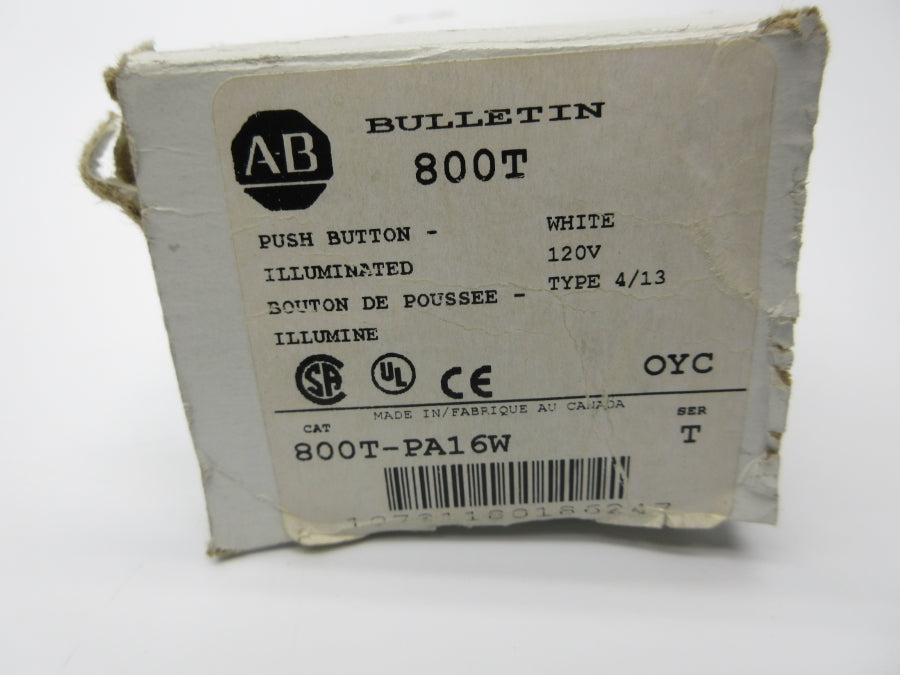 INDUSTRIAL SPARE PART 800T-PA16W SER. T 120V (AS PICTURED) (WH) NSMP