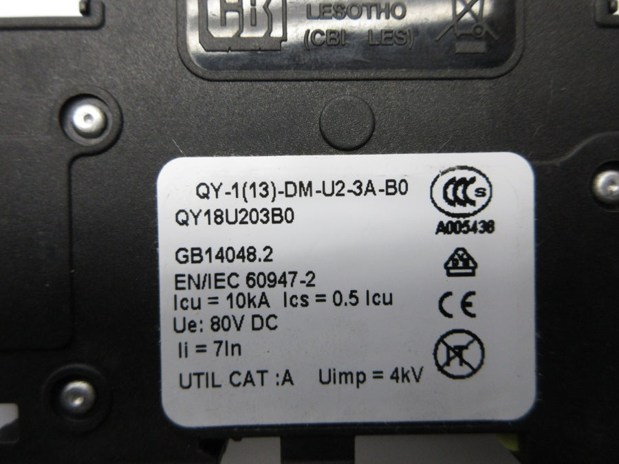 CBI QY18U203B0 80VDC 3A NSNP