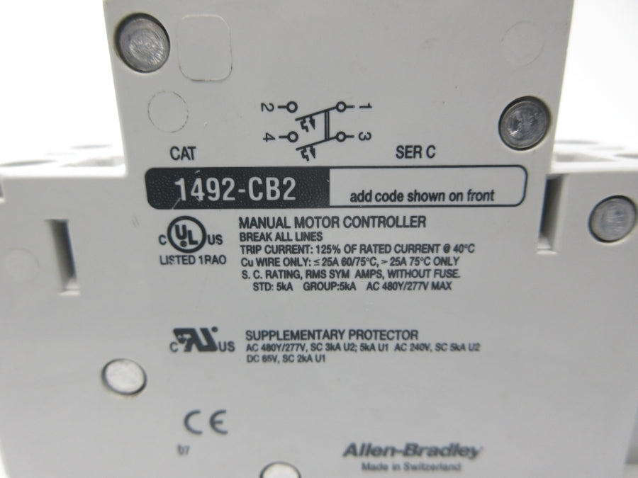 INDUSTRIAL SPARE PART 1492-CB2H500 SER. C 277V 50A NSNP
