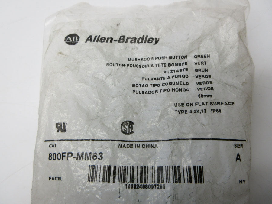 INDUSTRIAL SPARE PART 800FP-MM63 SER. A NSMP